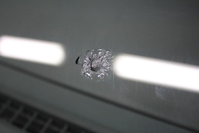 フロントガラス　飛び石　大きい