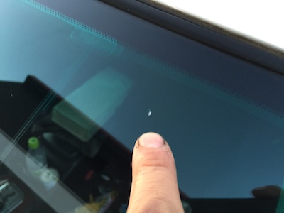 トヨタ　マーク2　フロントガラス　修理