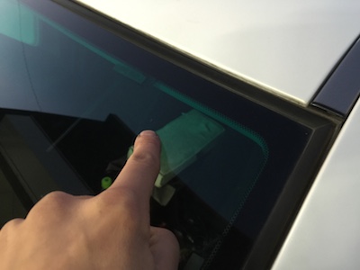 トヨタ　マーク2　フロントガラス　修理