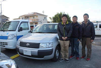 トヨタ プロボックス フロントガラス 修理