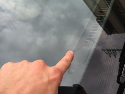 トヨタ マークX GRX130 フロントガラス 修理