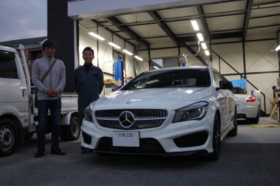 ベンツ　デントリペア