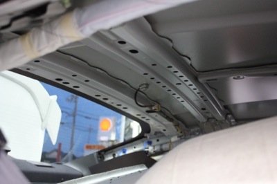 86ルーフのへこみ　デントリペア