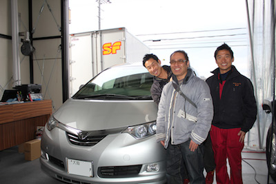 エスティマ　フロントガラス　修理