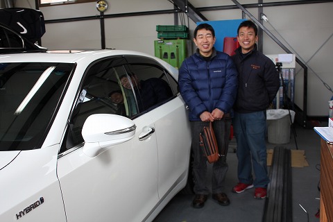 クラウン　ハイブリッド　デントリペア