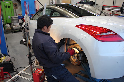 プジョー　RCZ　デントリペア　へこみ