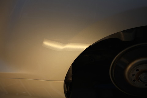 プジョー　RCZ　デントリペア　へこみ