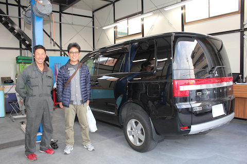 デリカ D5 デントリペア へこみ