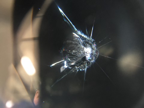 ミラ　フロントガラス　修理　レース