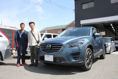 マツダ CX-5 へこみ 修理 デントリペア