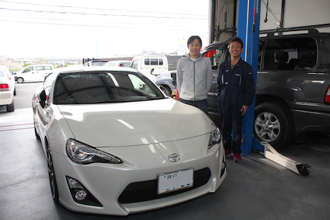 86　へこみ　修理　デントリペア