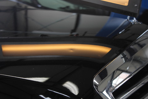 S350　ベンツ　へこみ　修理　デントリペア