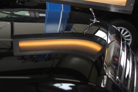 S350　ベンツ　へこみ　修理　デントリペア