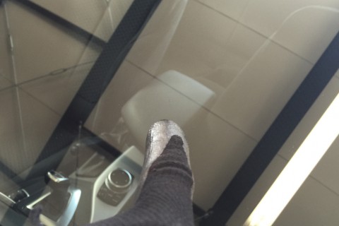 BMW 220i フロントガラス 修理 飛び石