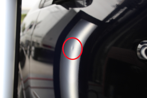 アクア　へこみ　修理　デントリペア