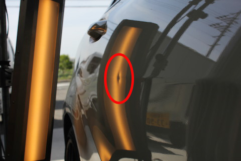 ベンツ AMG A45 へこみ 修理 デントリペア