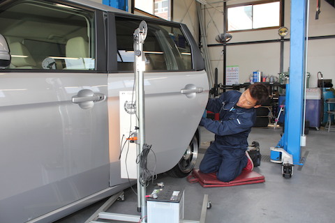 N-ONE へこみ 修理 デントリペア