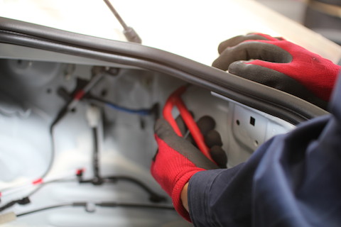 ロードスター　ヘコミ　修理　デントリペア