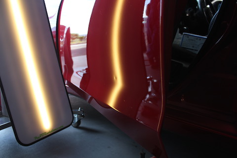 マツダ　アテンザ　ヘコミ　修理　デントリペア