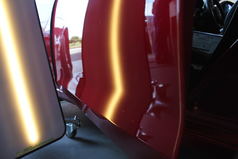 マツダ　アテンザ　ヘコミ　修理　デントリペア