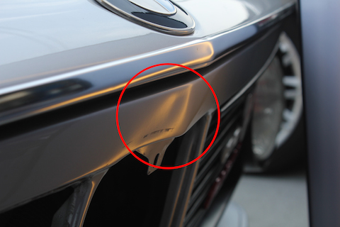 1973年製　BMW 2002 turbo　ヘコミ　修理　デントリペア