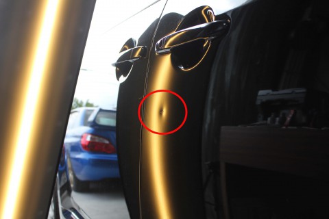 デリカ D5 へこみ 修理 デントリペア