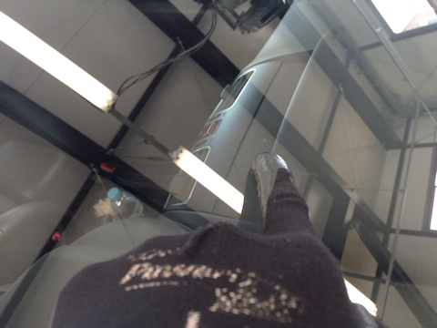 フォレスター　フロントガラス　修理　飛び石