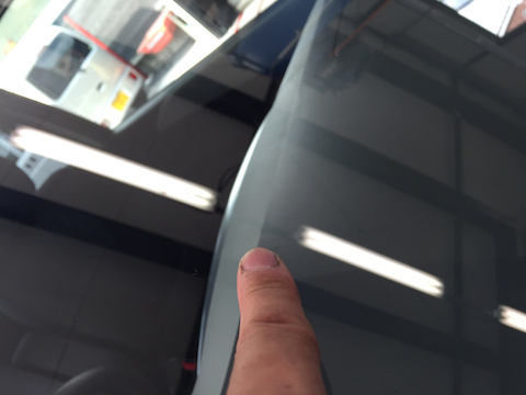 ワゴンR　フロントガラス　修理　飛び石　ウインドリペア