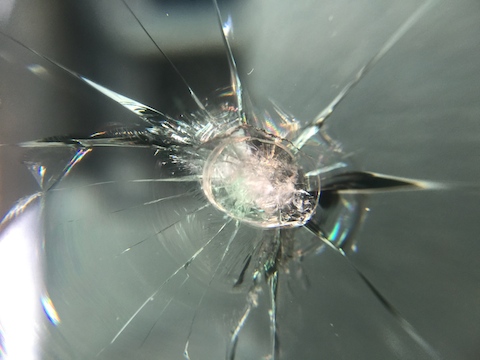 インプレッサ　飛び石　修理　ウインドリペア