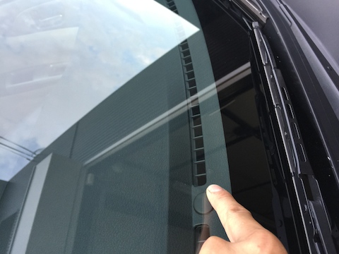 インプレッサ　飛び石　修理　ウインドリペア