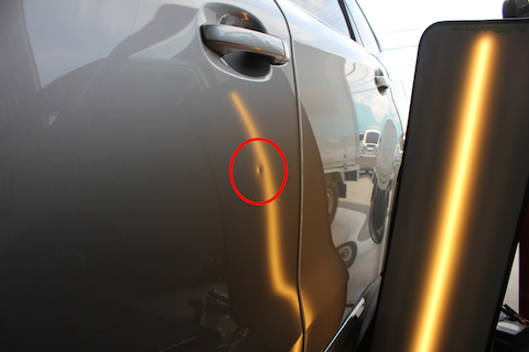 フォレスター　へこみ　修理　デントリペア