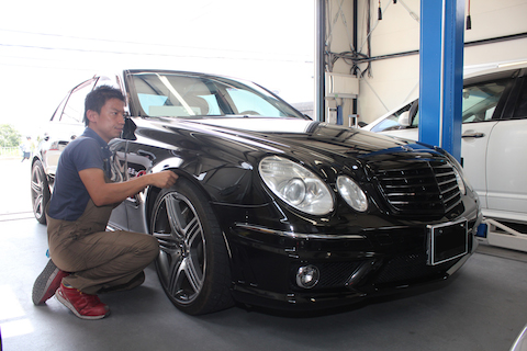 AMG　へこみ　修理　デントリペア