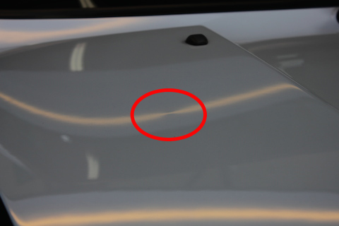 ポルシェ 964　へこみ　突　修理　デントリペア