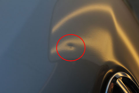 ヴォクシー　ヘコミ　修理　デントリペア