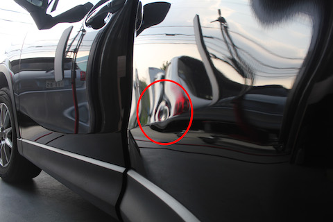 CX-5　ドア　へこみ　修理　デントリペア