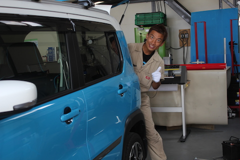 ハスラー　ヘコミ　修理　デントリペア