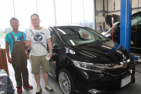 シャトルのデントリペア