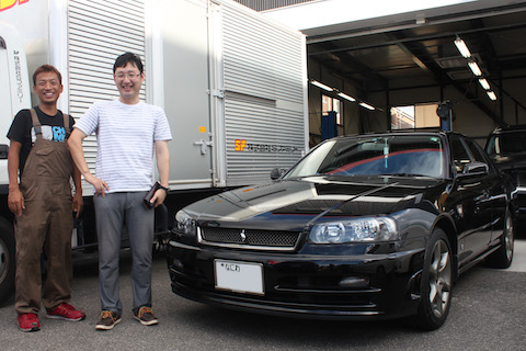 スカイライン　へこみ　修理　デントリペア