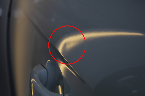 audi s4　へこみ　修理　デントリペア