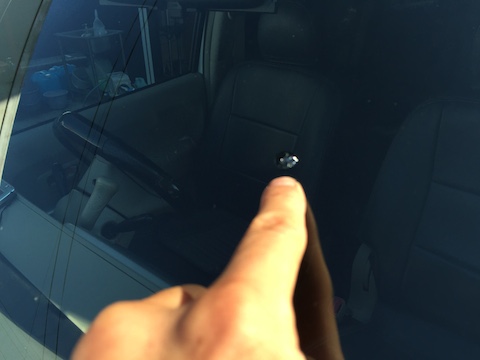 シエンタ　フロントガラス　飛び石　修理　ウインドリペア