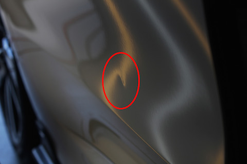 レヴォーグ　へこみ　修理　デントリペア