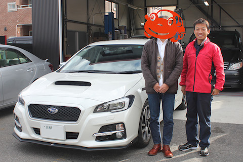 レボーグ　フロントガラス　飛び石　修理　ウインドリペア