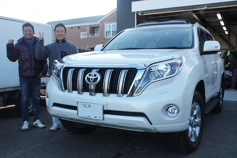 プラド　へこみ　修理　デントリペア