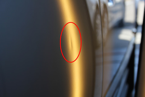 BMW　へこみ　修理　デントリペア