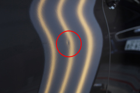 BMW　ヘコミ　修理　デントリペア