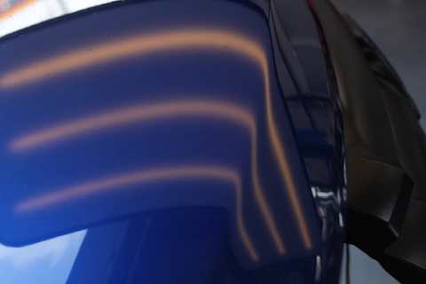 N-box　へこみ　修理　デントリペア