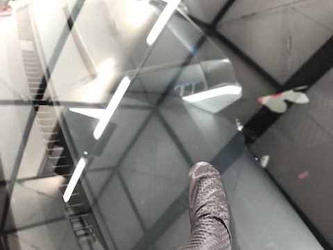 ランドクルーザー　フロントガラス　飛び石　修理　ウインドリペア