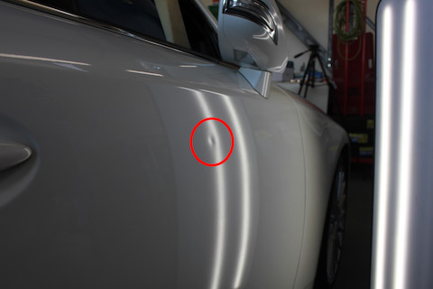 レクサス ヘコミ 修理 デントリペア