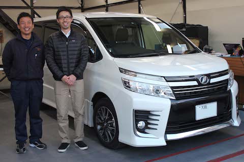 VOXY ヘコミ 修理 デントリペア