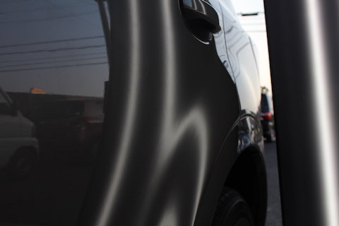 フォレスター　ドア　ヘコミ　修理　デントリペア